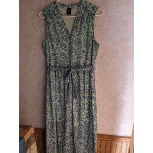 Alice Through the Looking Glass Colleen Atwood Floral Maxi Dress Size Md